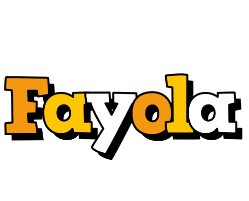 Fayola cartoon logo