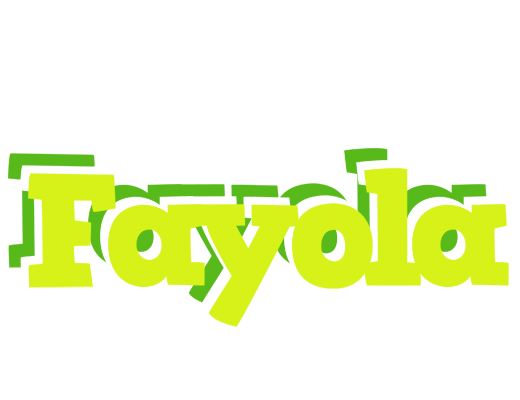 Fayola citrus logo