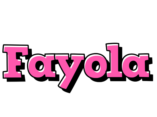 Fayola girlish logo