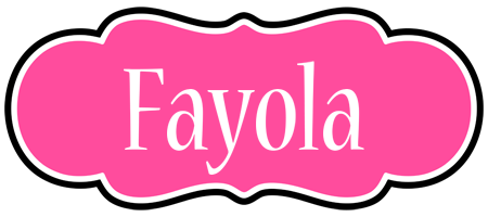 Fayola invitation logo