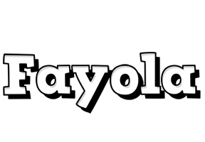 Fayola snowing logo