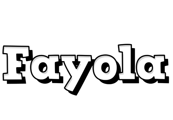 Fayola snowing logo