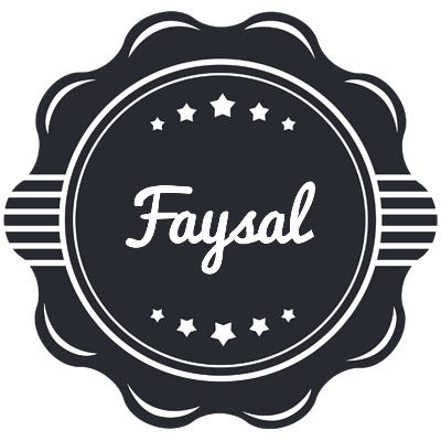 Faysal badge logo