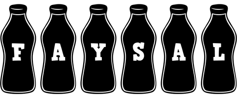 Faysal bottle logo