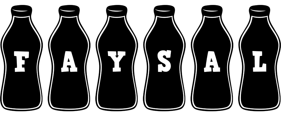 Faysal bottle logo