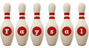 Faysal bowling-pin logo