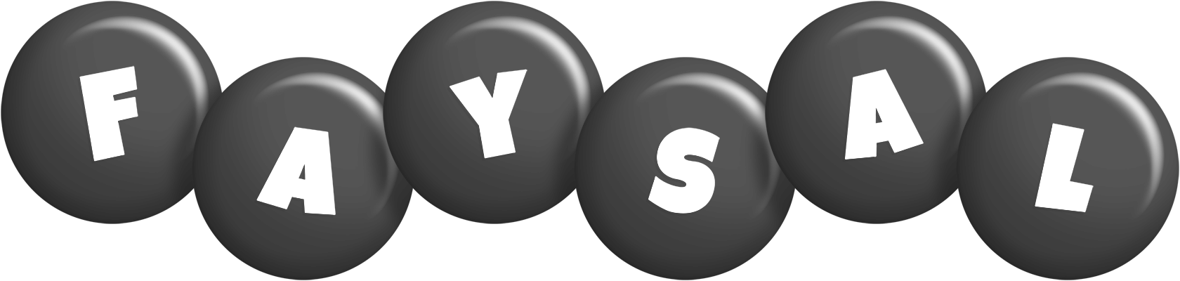 Faysal candy-black logo