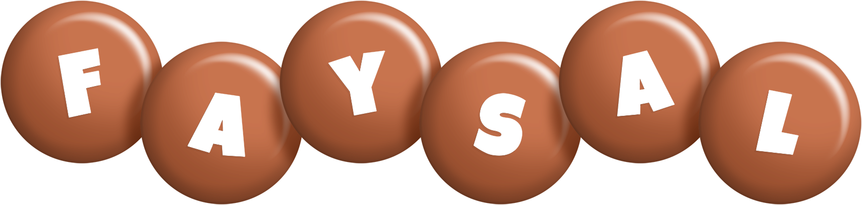 Faysal candy-brown logo