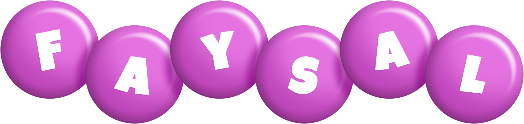 Faysal candy-purple logo