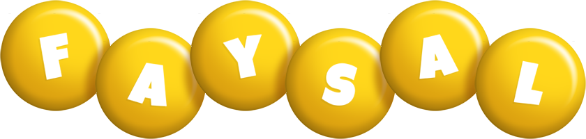 Faysal candy-yellow logo