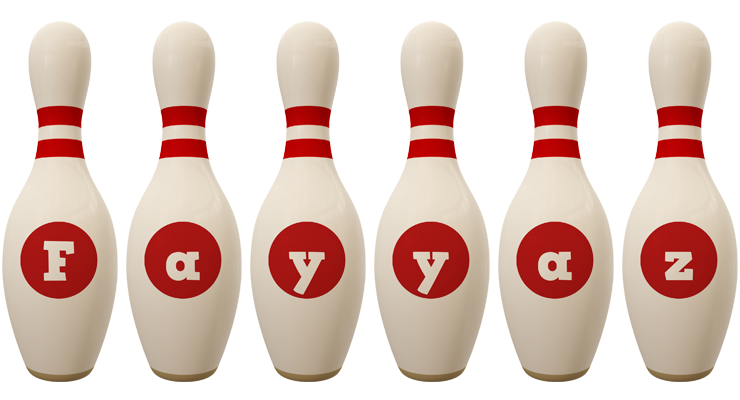 Fayyaz bowling-pin logo