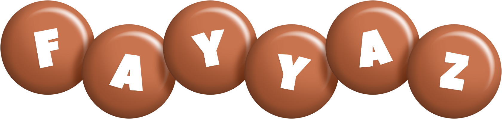 Fayyaz candy-brown logo