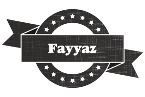 Fayyaz grunge logo