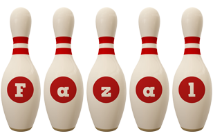 Fazal bowling-pin logo