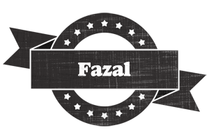 Fazal grunge logo