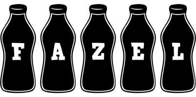 Fazel bottle logo