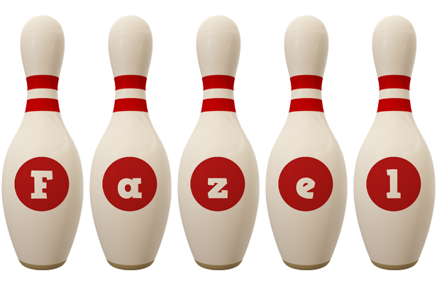 Fazel bowling-pin logo