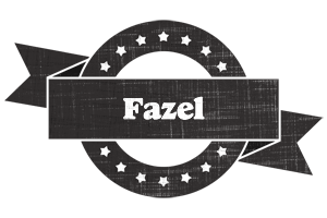 Fazel grunge logo