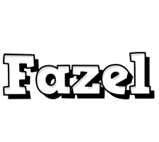 Fazel snowing logo