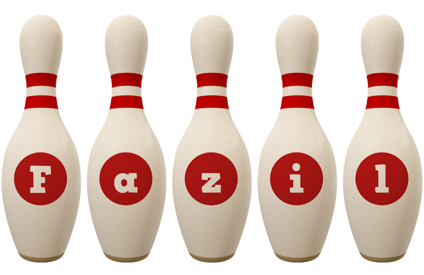 Fazil bowling-pin logo