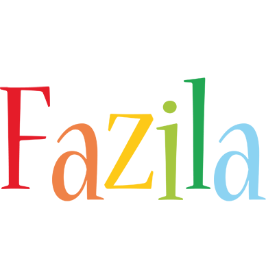Fazila birthday logo