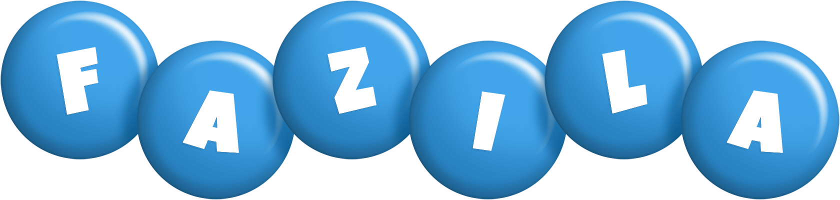 Fazila candy-blue logo