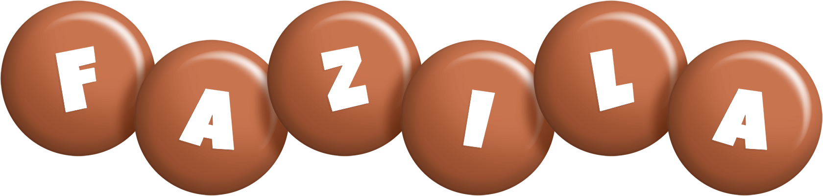 Fazila candy-brown logo