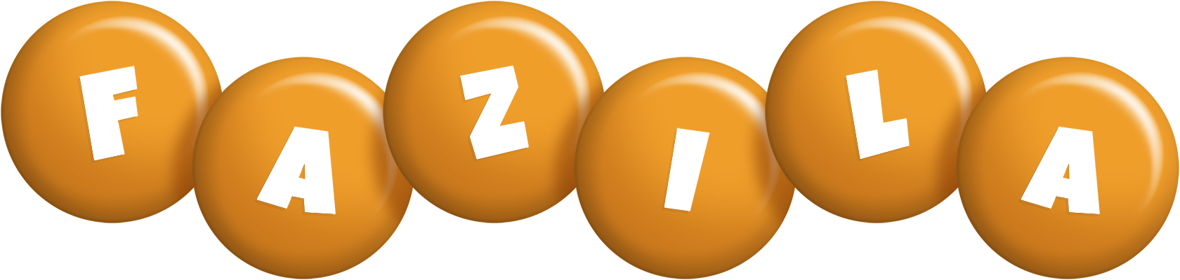 Fazila candy-orange logo