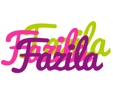 Fazila flowers logo