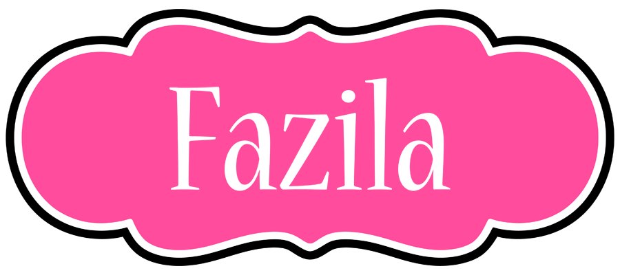 Fazila invitation logo