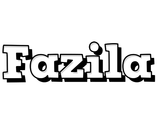 Fazila snowing logo