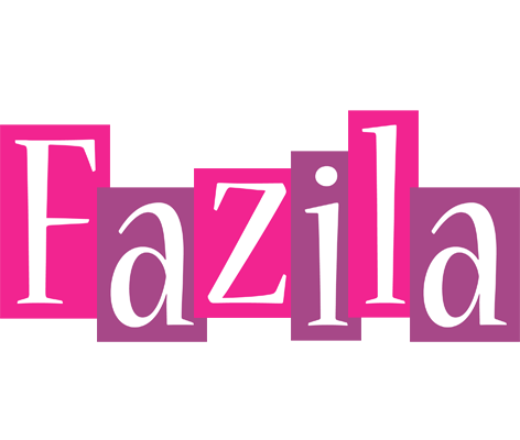 Fazila whine logo