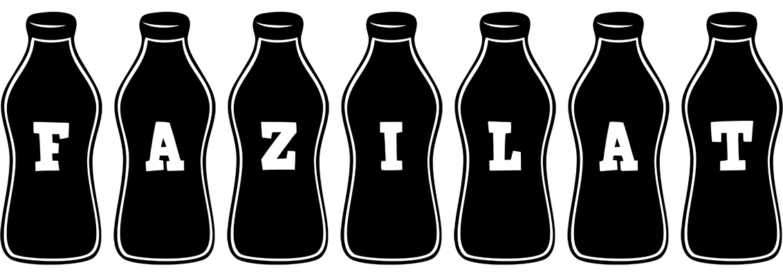 Fazilat bottle logo