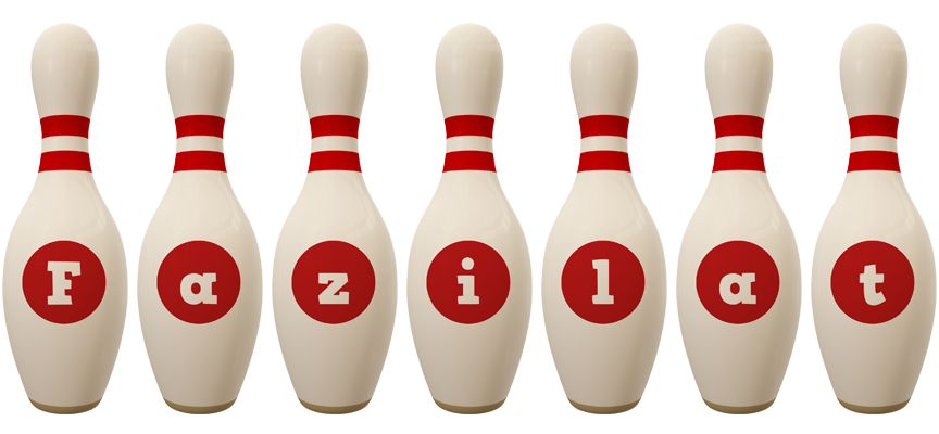 Fazilat bowling-pin logo