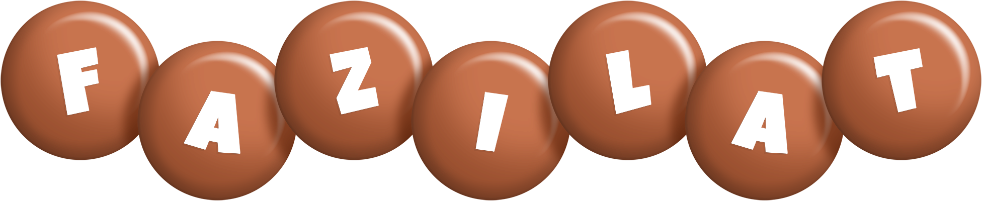 Fazilat candy-brown logo