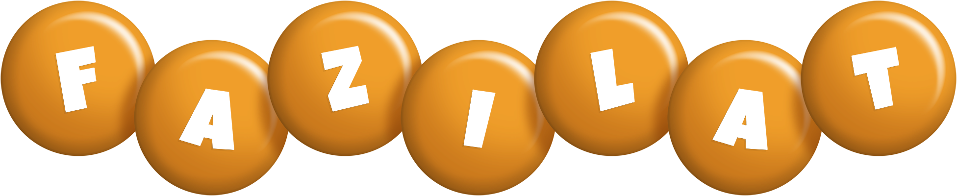Fazilat candy-orange logo