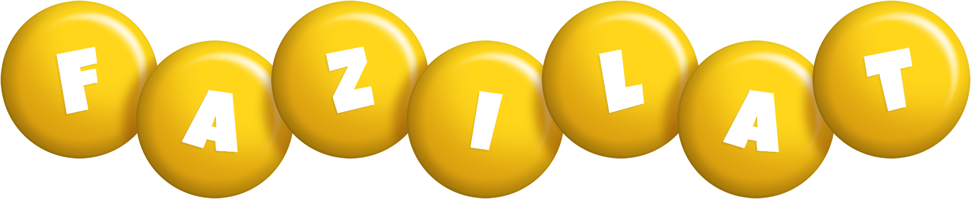 Fazilat candy-yellow logo