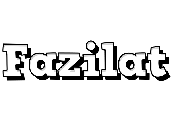 Fazilat snowing logo