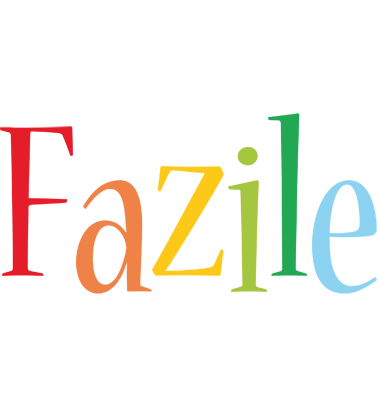 Fazile birthday logo