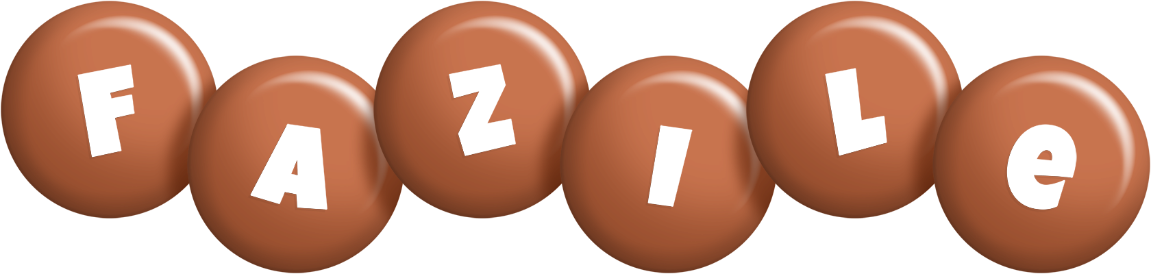 Fazile candy-brown logo