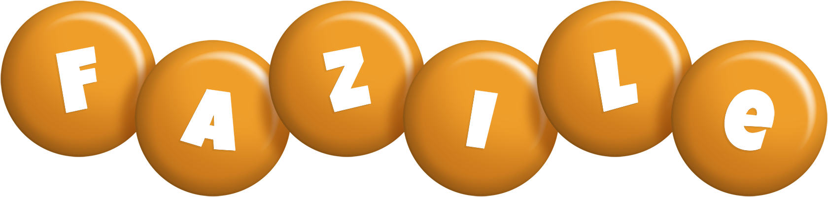 Fazile candy-orange logo