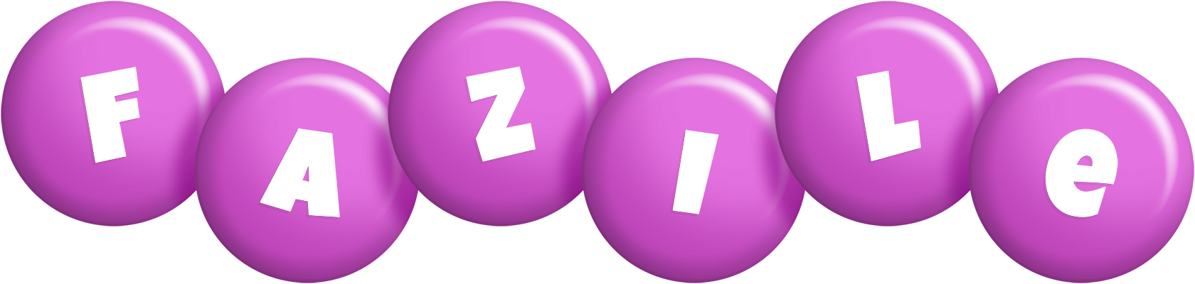 Fazile candy-purple logo