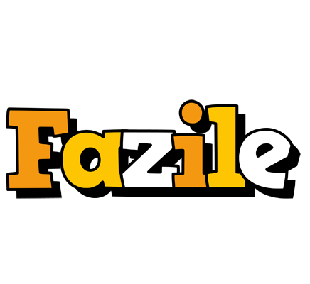 Fazile cartoon logo