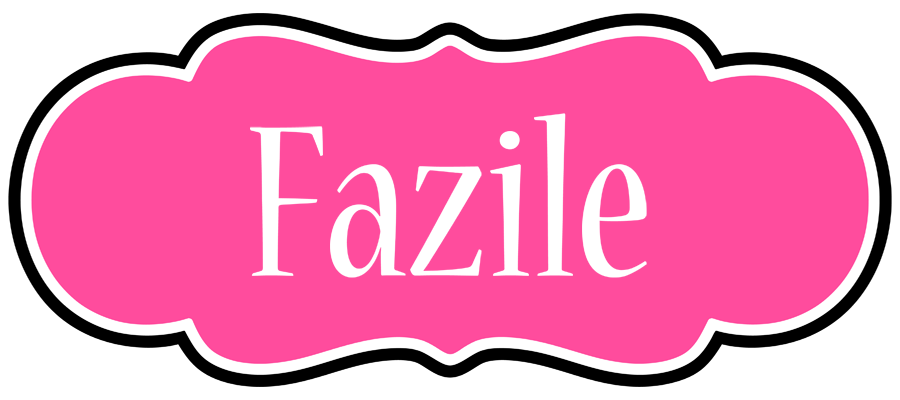Fazile invitation logo