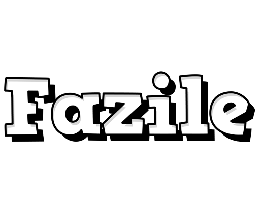 Fazile snowing logo