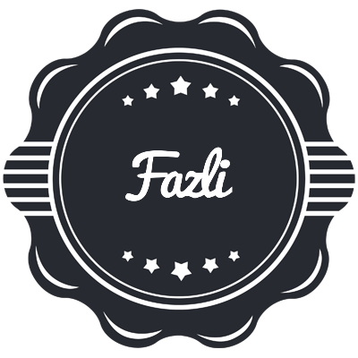 Fazli badge logo