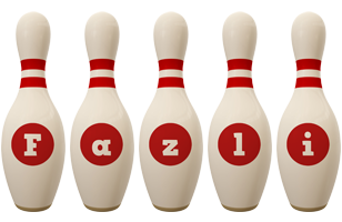 Fazli bowling-pin logo