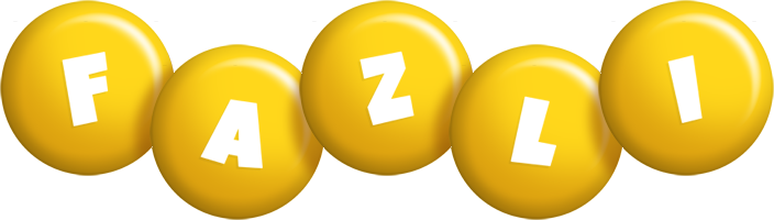 Fazli candy-yellow logo