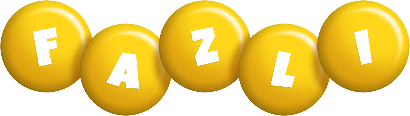 Fazli candy-yellow logo
