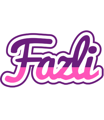 Fazli cheerful logo